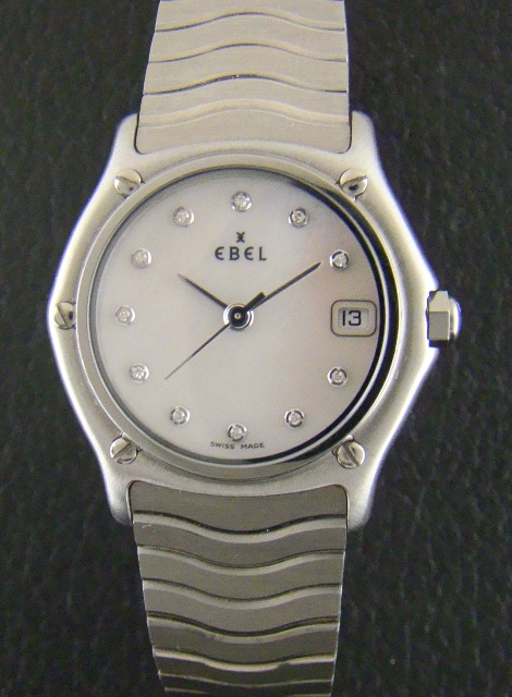 (image for) EBEL LADY STEEL "MOP" DIAMOND WATCH / NEW MODEL